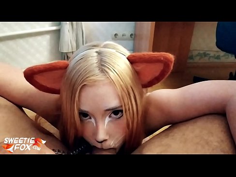 ❤️ Kitsune gbe dick ati pẹlu ni ẹnu rẹ ❌ si wa ❌️